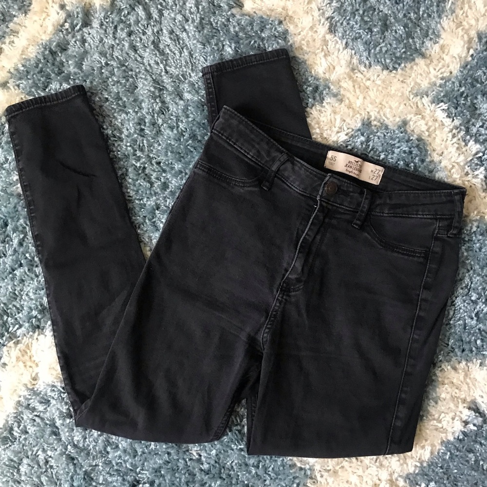 Black Hollister Jeggings 5S